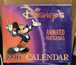 1996 Disney Calendar Store Animated Film Classics Plastic Wrapped Unopened New - Picture 1 of 6