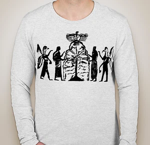 Anunnaki Tree Of Life Tri-Blend Langarmshirt - Bild 1 von 1