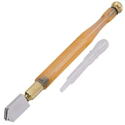 Silverline 101210 Cortador de vidrio de aleación de acero lubricado con aceite 175 mm Pipeta de llenado