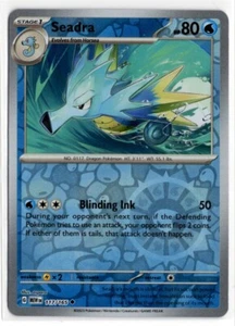 Pokemon Scarlet Violet 151 Reverse Holo 117/165 Seadra - Picture 1 of 2