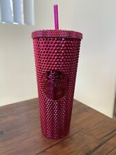Starbucks Sangria Berry Bling Studded Tumbler Cup 24 oz Venti Holidays 2022