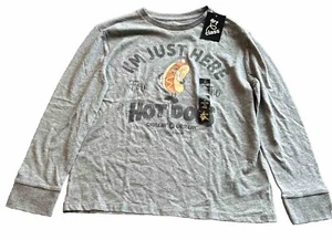 Art Class - Kids L(10/12) - “Im Just Here For The Hot Dogs” - LS New W/Tags - Picture 1 of 2