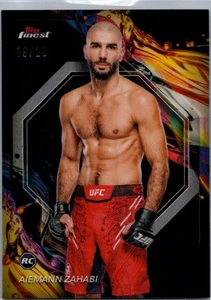 2024 Topps Finest UFC | Aiemann Zahabi #141 Uncommon | /20 Black Refractor - Bild 1 von 2