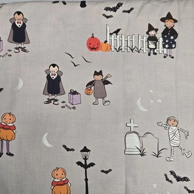 Spooky Hallow Main Gray SPARKLE By Riley Blake Designs SC10570 By Melissa 160"  - Image 1 of 2