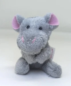 Whimzy Pet Mini Hippo Plush Tamus Blip Toys 2009 Hook & Loop Paws Rare HTF 2.5" - Picture 1 of 6