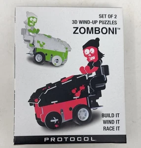 Protokoll Set aus zwei 3D-Aufziehpuzzles Zomboni - Bild 1 von 2