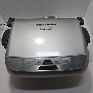 George Foreman Evolve Grill Cooker System piastre griglia in ceramica GRP4842P - Foto 1 di 9