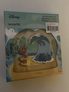 Prendedor de caja de coleccionista Loungefly Disney Moana Ocean Waves 3′′ - Brilla en la oscuridad limitada- - Imagen 1 de 2