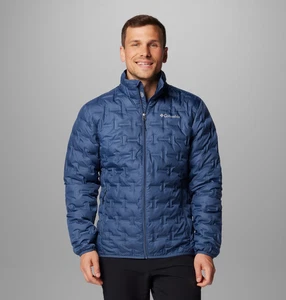 Columbia Delta Ridge II Jacket Men's Dark Mountain 650-Down Omni-Heat Ski JAX329 - Picture 1 of 24