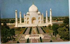 Postal publicada 1960 El Taj Mahal Agra Uttar Pradesh India terminada en 1648 - Imagen 1 de 2