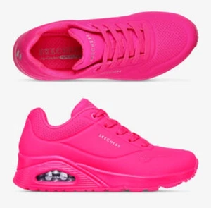 Skechers Street UNO – Night Shades Women’s Athletic Shoes Size 9.5 Hot Pink NIB - Picture 1 of 5