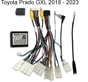 FOR TOYOTA PRADO 150 GXL 2018-2023 HEAD UNIT CABLING TO RETAIN STEERING,  CAMERA - Bild 1 von 1