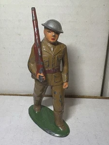 De colección 1930 Barclay B210 Primera Guerra Mundial Infantería EE. UU. Juguete Soldado Marchando, Metal - Imagen 1 de 4