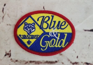 BSA Pfadfinder, Jungpfadfinder, blau-goldener Aufnäher, gebraucht, aber unbenutzt - Bild 1 von 3