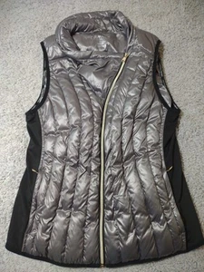 Chaleco Calin Klein Performance Plumón Relleno Gris Puffer Sin Mangas Talla L - Imagen 1 de 14