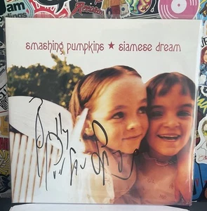 SMASHING PUMPKINS Siamese Dream NEW 2LP RED SMOKE VINYL AUTOGRAPHED SIGNED - Picture 1 of 3