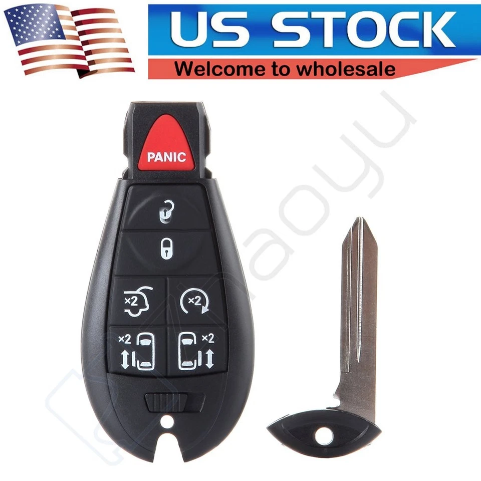 Mando a distancia con llave para Chrysler Town & Country 2008 2009 2010 2011 2012 2013-2016 Foto 1 de 4