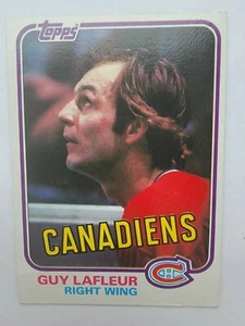 1981-82 NHL Topps Hockey Guy Lafleur #19 Montreal Canadiens - Picture 1 of 2