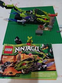 LEGO 9447 - Ninjago: Rise of the Snakes: Lasha's Bite Cycle - 2012 - NO BOX