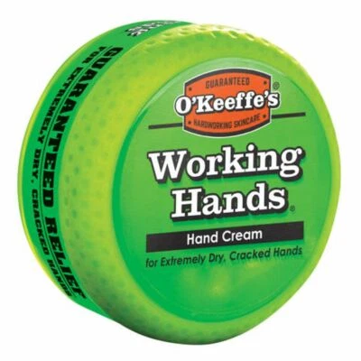 O'Keeffe's Working Hands Hand Cream 96g Jar Dry Cracked Skin Care Moisturiser - Image 1 of 4