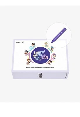 Learn! Korean With TinyTAN Complete Unused! Motipen- Stickers- Tape BTS Foto 1 de 4