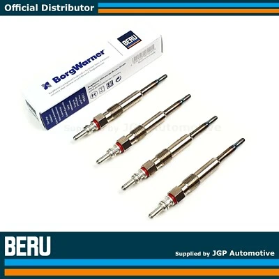 4X BERU 1.9 TDI OE Ignition Heater Glow Plugs GE100 - VW Audi Seat Skoda - Image 1 of 3