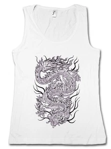 CHINESE TATTOO DRAGON III TANK TOP WESTE FITNESS Asia China Oldschool Rockabilly - Bild 1 von 2