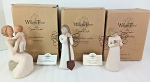 Willow Tree Grandmother Angel of the Garden Angel of Healing Figurines Lot of 3 - Picture 1 of 9