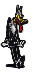 Tex Avery patch big bad wolf wolfy red hot pin up retro rockabilly cartoon - Picture 1 of 1