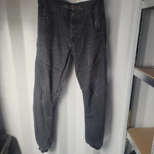 Mens Eto Black Denim Jeans UK Size 32R - Picture 1 of 10