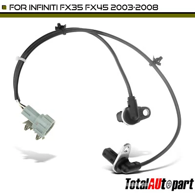 Sensor de velocidad de rueda ABS para Infiniti FX35 FX45 2003-2008 parte trasera izquierda o derecha Foto 1 de 4