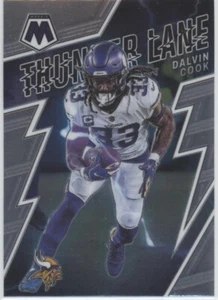 2022 Panini Mosaic Thunder Lane #TL-3 Dalvin Cook Minnesota Vikings - Picture 1 of 1