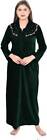 Full Sleeves Solid Collared Nighty Winter wear For Women and Girls    