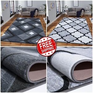 Extra Large Washable Rugs Grey Carpet Living Room Bedroom Rug Hallway Runner Mat
