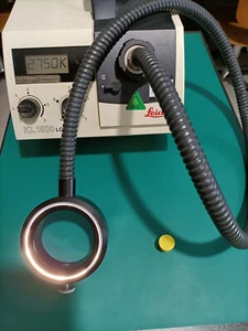 LEICA KL1500LCD LIGHT SOURCE ILLUMINANCE-A and FIBER OPTIC ANNULAR ILLUMINATOR - Foto 1 di 12