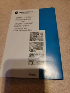 cp150 cp200 portable radios cm200/ cm300 mobile radios user guide reference card - Picture 1 of 10