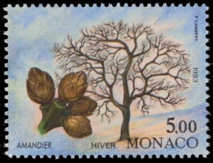 MONACO 1852d - Life Cycle of the Almond Tree (pb53087) - Picture 1 of 1