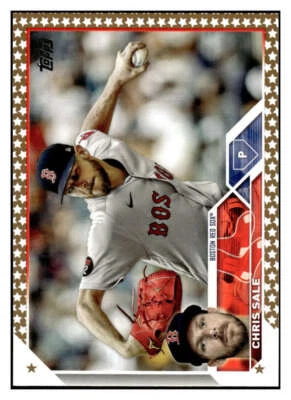 Chris Sale 2023 Topps Gold Star Parallel #333 MLB Red Sox ID:78158 - Image 1 of 2