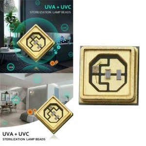 UVC+UVA Schwarzlichtlampe 275-280nm Violet Lamp LED CHIP Sterilizer High Power - Bild 1 von 12