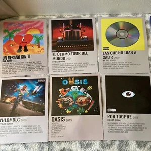 Bad Bunny Album Cover Photos Wall Decor Art HD Print Rap Music 8”x10” Set Of 6 - Picture 1 of 7