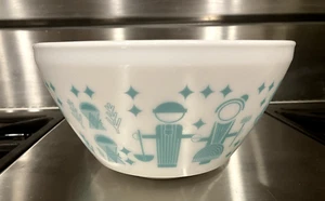 Vintage Charm Inspired by PYREX RISE ‘N SHINE 6C/1.4L Mixing Bowl, turquoise - Picture 1 of 8