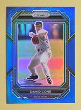 David Cone 2023 Panini Prizm Prizms Blue 002/149