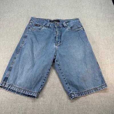 Fubu Collection Denim Shorts Mens Size 38 Blue Bermuda Baggy - Image 1 of 4