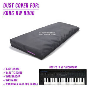 DUST COVER for KORG DW 8000 - Waterproof, easy to use, elastic edges