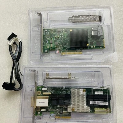 Adaptec AEC-82885T Expander + LSI SAS 9300-8I IT HBA Card 12Gb/s  + 8643 cable - Image 1 of 4