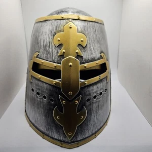 Nicky Bigs Novedades Caballero Medieval Casco Disfraz Prendas para la cabeza Accesorio - Imagen 1 de 7