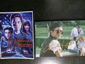 CHARLIE SCHLATTER 2 handsignierte Autogramm 4x6 FOTOS - ALL AMERICAN MURDER - Bild 1 von 5