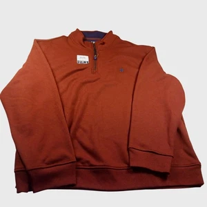 IZOD Sport Flex Herren Neu 2XL Burgunderrot Viertel Reißverschluss Sweatshirt-Größe 2XL - Bild 1 von 5