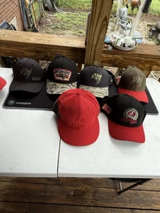 Tampa Bay Buccaneers New Era 39 Thirty Salute To Service 5 Hat Lot And 1 Snapbak - Picture 1 of 7