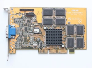 AGP Videocard - ASUS AGP-V3400TNT - nVidia Riva TNT - 16MB - TESTED - Picture 1 of 2